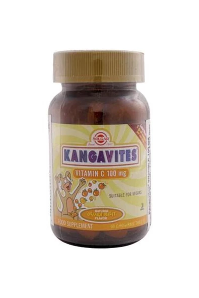 Solgar Kangavites Chewable Vitamin C 100 mg 90 Tablet ürün görseli