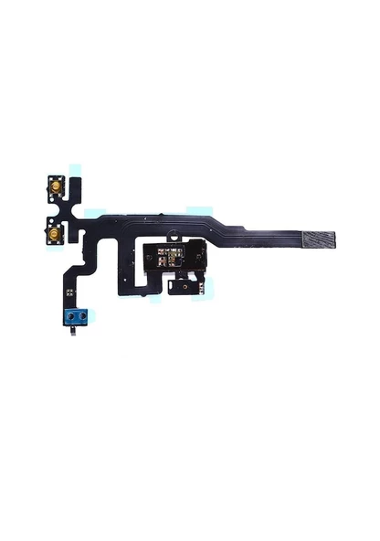 Gmr iPhone Uyumlu 4s Yan Ses Tuş Volume Flex Kulaklık Soketi  Siyah