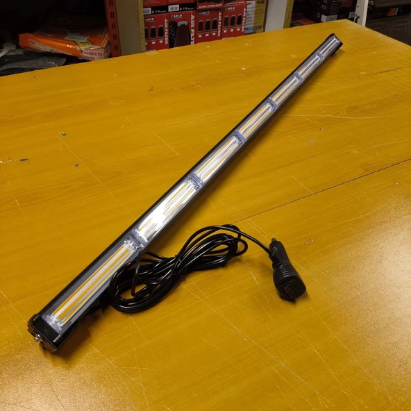Off Road/İş Makinası/Çekici/Traktör 8p Cob Bar Led Turuncu Cakar Modlu-116cm-Videolu Anlatım - 5