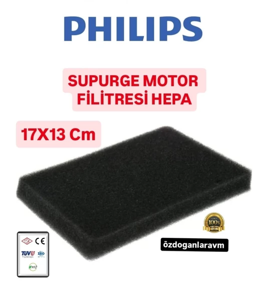 Phılıps Elektrik Süpürgesi Motor Filitresi 1 Adet