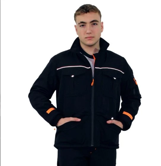 PLUS KAPÜŞONLU MONT SİYAH MEDIUM SOFTSHELL