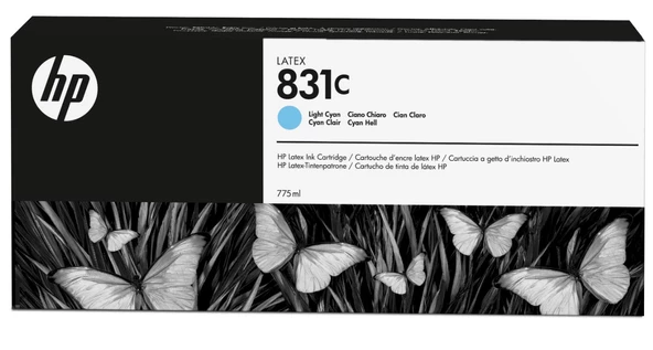 HP 831C Light Cyan 775 ml. Açık Mavi Orijnal Latex Mürekkep Kartuşu (CZ698A) ürün görseli