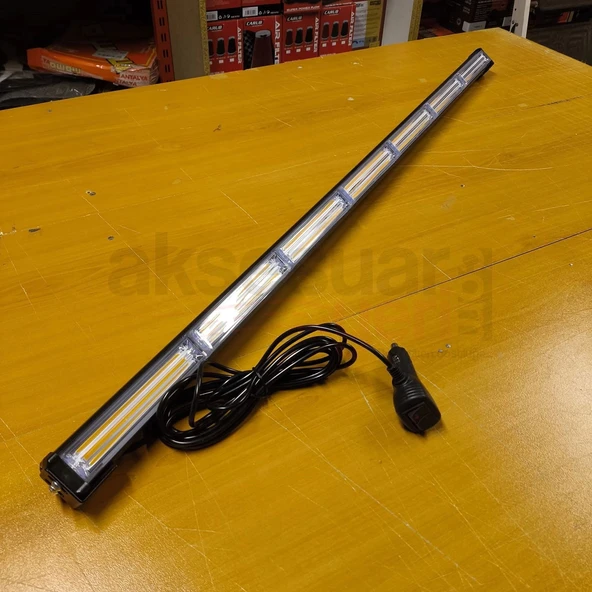 Off Road/İş Makinası/Çekici/Traktör 8p Cob Bar Led Turuncu Cakar Modlu-116cm-Videolu Anlatım - 4