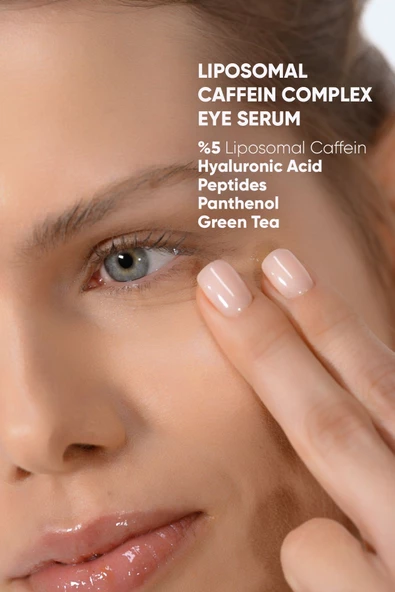 DERMOSKIN BE BRIGHT LIPOSOMAL CAFFEIN COMPLEX EYE SERUM - Resim 2