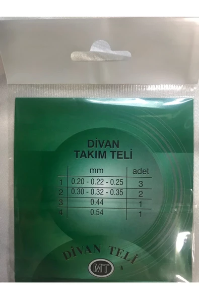 Mt-divan Bağlama Saz Teli Topuzlu 0.22 - 2