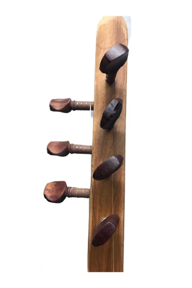 Mt-kısa Sap Maun Gül Burgulu Saz Bağlama - 3