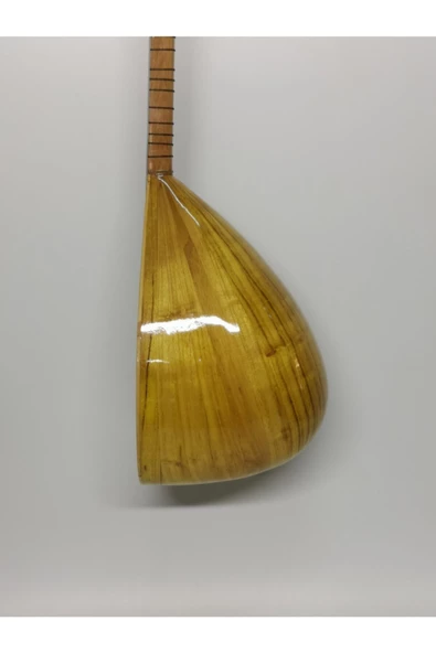 Mt-dut Ağacı Yapımlı Sarı Filetolu Kısa Sap Bağlama Full Set - 4