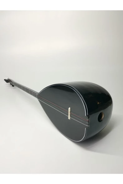 Kısa Sap Siyah Bağlama Saz Full Set Orta Kalite