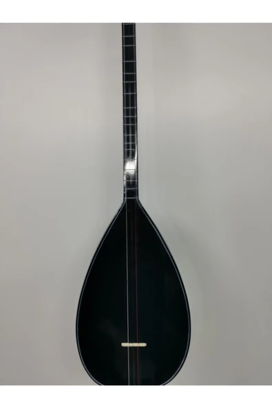Kısa Sap Siyah Yarı Profesyonel Bağlama Saz Orta Kalite - 3