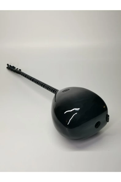 Kısa Sap Siyah Yarı Profesyonel Bağlama Saz Orta Kalite - 2