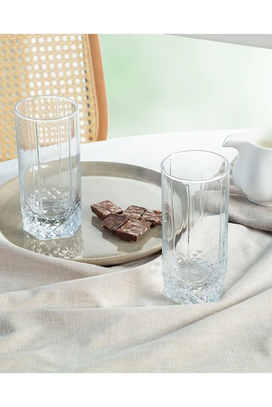 Madame Coco Pamella 4'lü Meşrubat Bardağı Seti - 440 ml - Resim 2