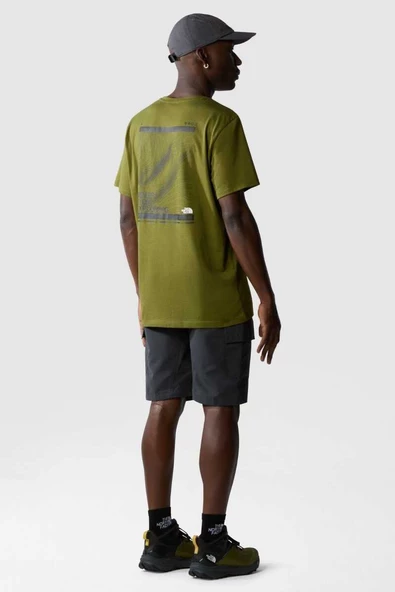 M FOUNDATION MOUNTAIN LINES GRAPHIC TEE - Resim 3