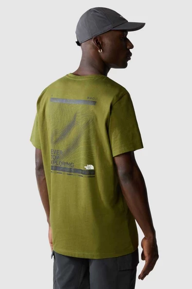 M FOUNDATION MOUNTAIN LINES GRAPHIC TEE ürün görseli