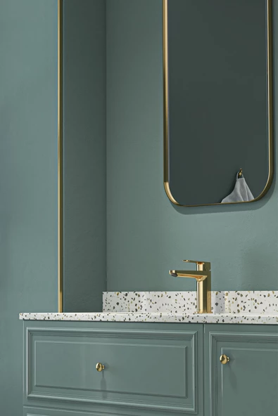 Teska Quars Lavabo Bataryası-Altın - 2