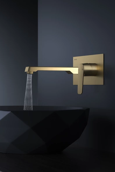 Teska Quasar Pro Lavabo Bataryası-Altın - 2