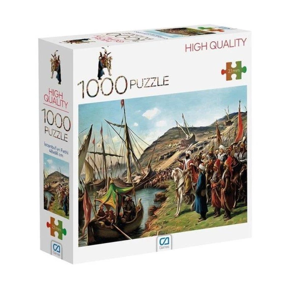 CA7039 1000 PARÇA İSTANBUL'UN FETHİ PUZZLE 48X68 cm 2,1 mm