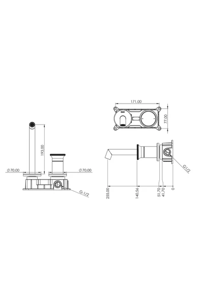 Teska Arte Lavabo Bataryası-Krom - 3