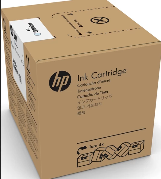 HP 871 Optimizer 3 Litrelik Optimize Edici Orijnal Latex Mürekkep Kartuşu (G0Y85C) - 1