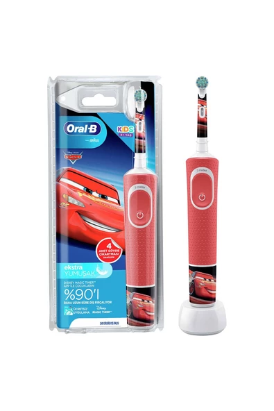 Oral-B D100 Çocuk Şarj Edilebilir Diş Fırçası Cars - 8