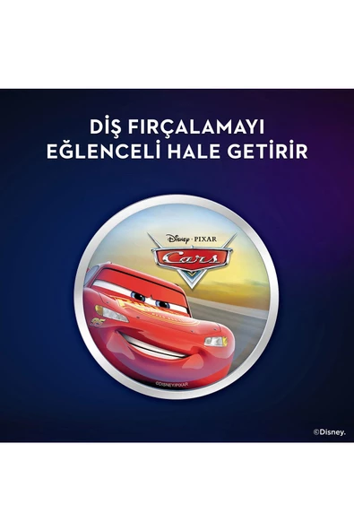 Oral-B D100 Çocuk Şarj Edilebilir Diş Fırçası Cars - 5