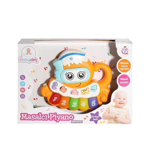 855-30A-24  Ahtapot Masalcı Piano -Birliktoys