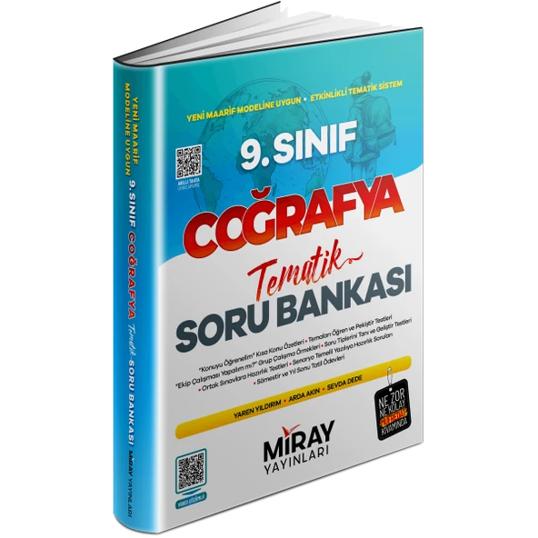 Miray 9. Sınıf Coğrafya Tematik Konu Özetli Soru Bankası Miray Yayınları