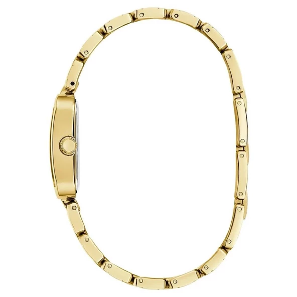 GUESS GUGW0865L2 ALTIN KAPLAMA DİKDÖRTGEN TAŞLI KADIN KOL SAATİ - 2