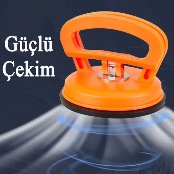 Vantuz Cam Vantuzu Vakumlu Cam Fayans Ahşap Tutucu Taşıma Araba Kaporta Göcük Çektirme Plastik Tekli - 7