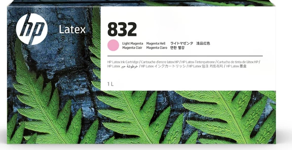HP 832 1 litrelik Light Magenta Latex Orijinal Mürekkep Kartuşu (4UV80A) ürün görseli