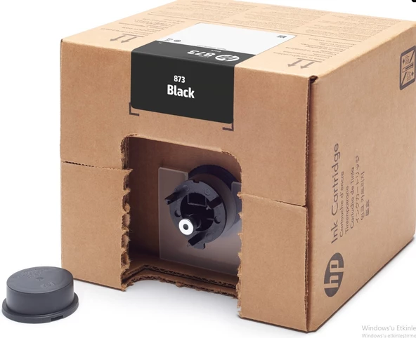 HP 873Y 3 litrelik Black Latex Orijinal Mürekkep Kartuşu (4UV38A) ürün görseli