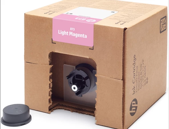 HP 873 3 litrelik Light Magenta Latex Orijinal Mürekkep Kartuşu (4UV89A) ürün görseli