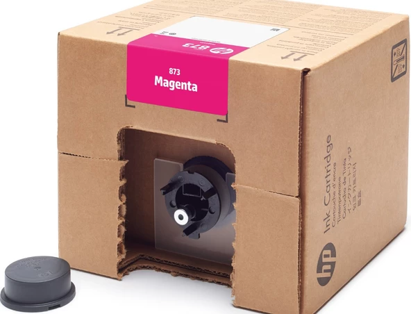 HP 873Y 3 litrelik Magenta Latex Orijinal Mürekkep Kartuşu (4UV40A) ürün görseli