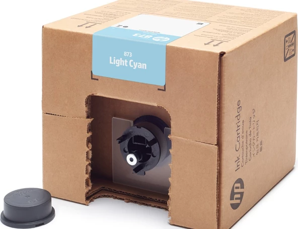 HP 873 3 litrelik Light Cyan Latex Orijinal Mürekkep Kartuşu (4UV88A) ürün görseli