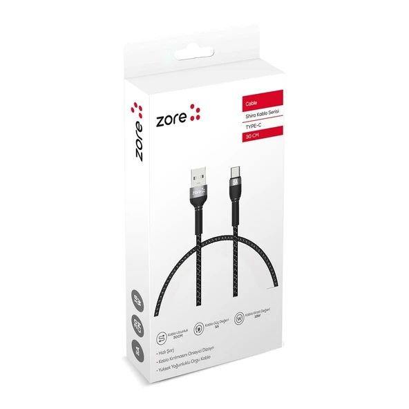 Redclick Shira Serisi Type-c Usb Kablo 30cm - 2