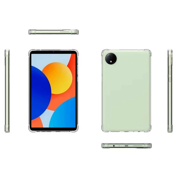 Xiaomi Redmi Pad SE 8.7inç Kılıf Darbelere Dayanıklı Şeffaf Kapak - 4