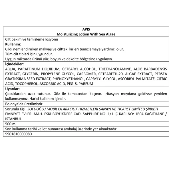 Nemlendirici Süt & Tonik Seti - Deniz Yosunulu - HYDRO BALANCE Seti - 4
