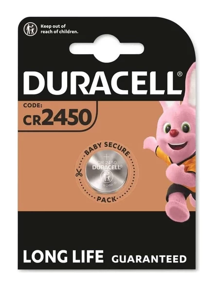 Duracell CR2450 Lit. Pil Tekli 3 Volt