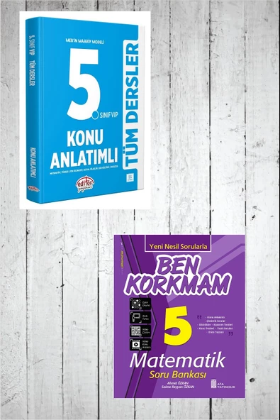 Editör 5.Sınıf Tüm Dersler Konu Anlatımlı