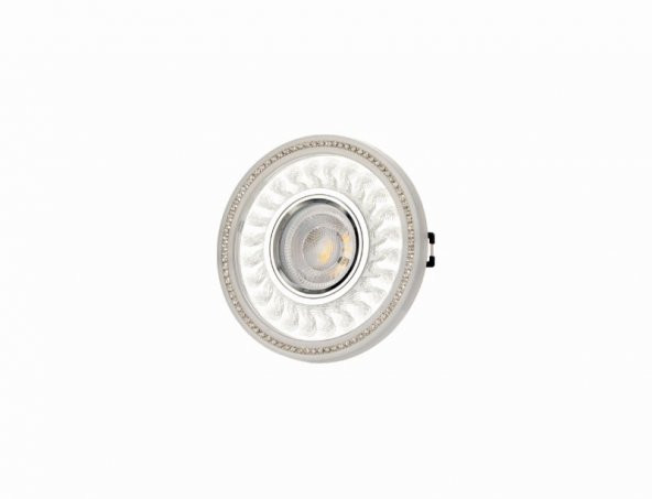 CT 6664 Cata Led Çerçeveli Kristal Cam Spot Kasası Günışığı 4000K