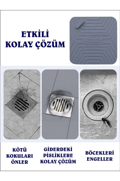 Silikon Mat Banyo Mutfak Gider Kötü Koku Önleyici - 2