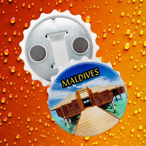Maldivler Temalı Magnet Kapak Açacak - Resim 2