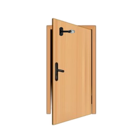 Parlak Siyah Plastik Kapı Pencere  Tampon 8 CM Vidalı Duvar Koruyucu Silikon Stoper 10 Adet - Resim 3