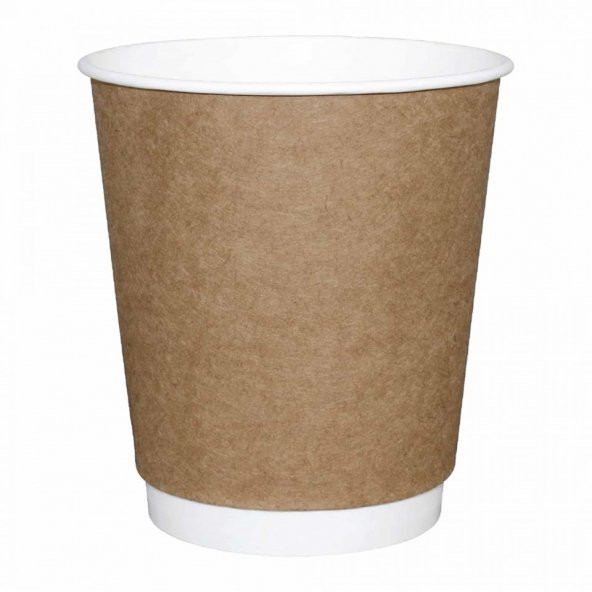 8 oz DOUBLE WALL TAKEAWAY KARTON BARDAK (230 ml) (1000 adet) - 2