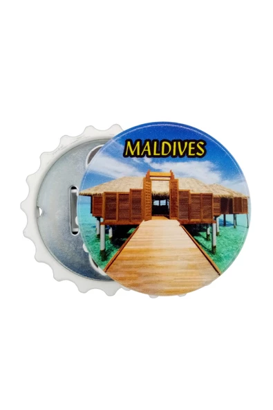 Maldivler Temalı Magnet Kapak Açacak - Resim 6