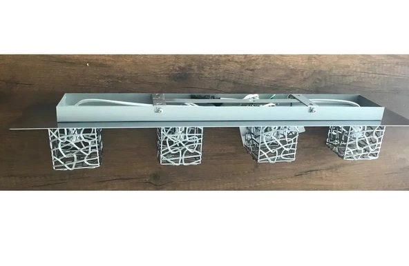 Trio Modern Krom Aynalı 4 Lü Avize Işık Aydınlatma - 2