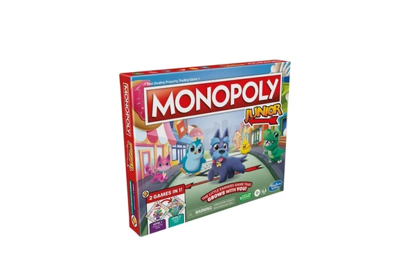 F8562 HASBRO GAMING MONOPOLY JUNİOR 2'Sİ 1 ARADA