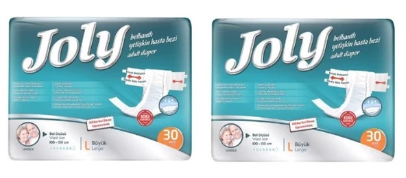 JOLY HASTA ALT BEZİ BEL BANTLI LARGE  60 ADET