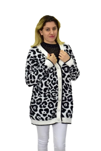 Kadın Leopar Desen Hırka 101002 BGL-ST04079 ürün görseli