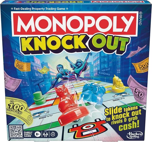 F8995 MONOPOLY KNOCK OUT EMLAK TİCARET OYUNU