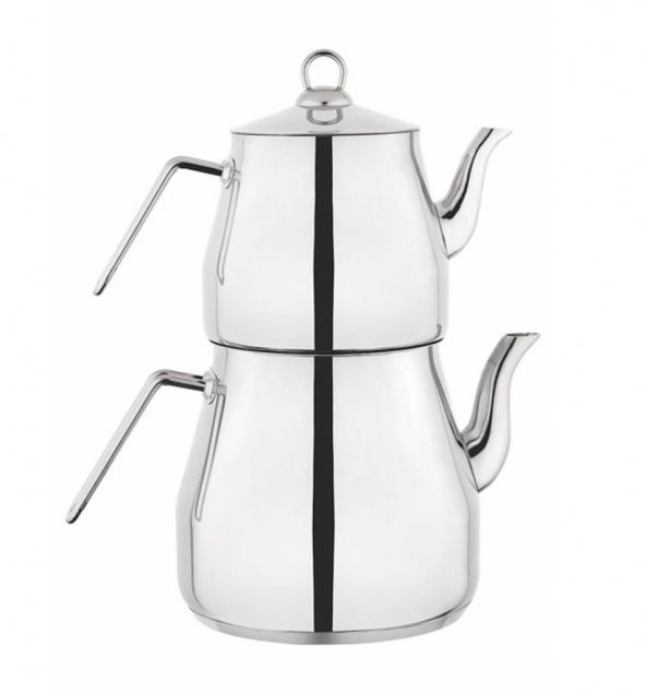 Lines Mega Piramit Çelik Çaydanlık Takımı Sülale Boy XXL Sade - 2